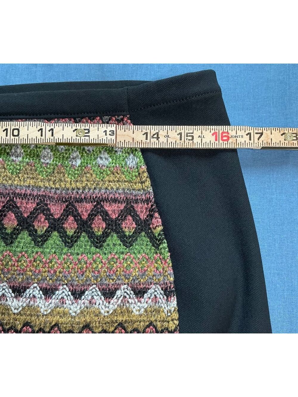Skhoop Mini Skirt Women's Medium M Nordic Geometric Gorpcore Outdoor Winter - Picture 4 of 5